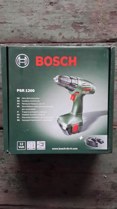 Лот: 4679824. Фото: 1. Шуруповёрт BOSCH PSR 1200. Электроинструмент