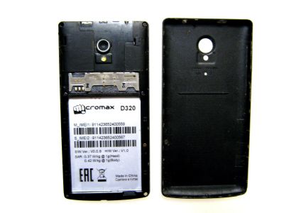 Лот: 19854113. Фото: 1. Смартфон Micromax D320. Смартфоны