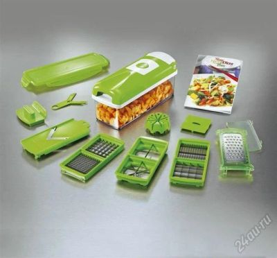 Лот: 2813472. Фото: 1. Овощерезка Nicer Dicer Plus Найсер... Другое (посуда, кухонная утварь)