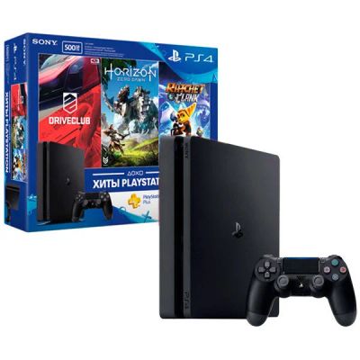 Лот: 11308616. Фото: 1. Sony Playstation 4 (500Гб + 15... Игровые приставки, консоли