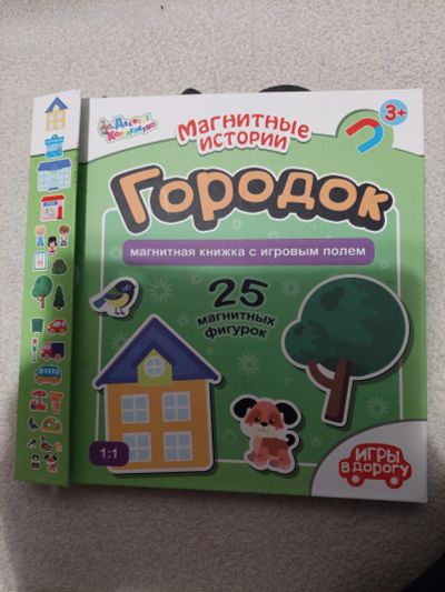 Лот: 18293634. Фото: 1. Магнитная книжка с игровым полем. Развивающие