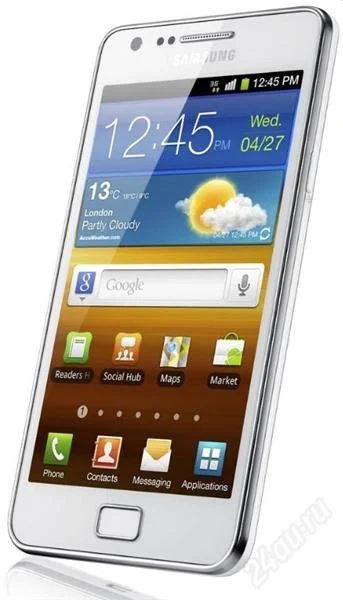 Лот: 1924817. Фото: 1. Samsung Galaxy S2 Белый, Абсолютно... Смартфоны