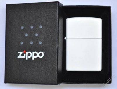 Лот: 1027426. Фото: 1. Zippo White matte [original/U... Подарки на Новый год
