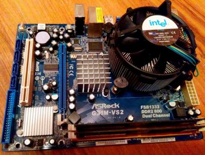 Лот: 9955094. Фото: 1. ASRock G31m-vs2. Компьютеры в сборе
