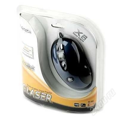 Лот: 1381458. Фото: 1. Лазерная мышь A4Tech X6-90D USB... Клавиатуры и мыши