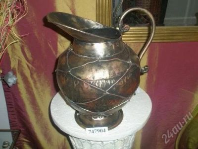 Лот: 819936. Фото: 1. Кувшин, металл. Вазы