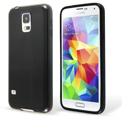 Лот: 4224211. Фото: 1. Черный силиконовый чехол для Samsung... Чехлы, бамперы