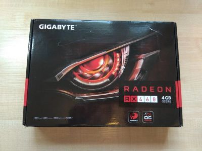 Лот: 10505824. Фото: 1. Видеокарта Gigabyte Radeon RX460... Видеокарты