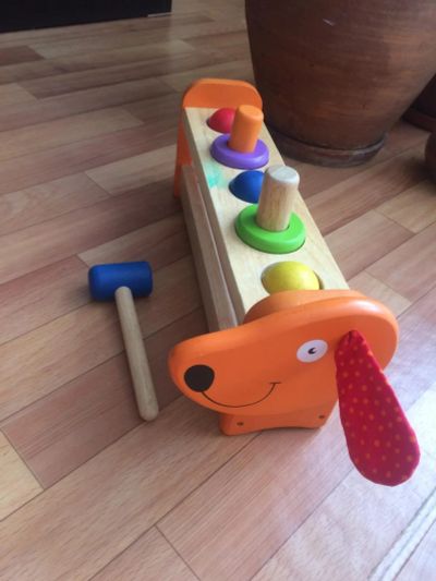 Лот: 7899984. Фото: 1. Стучалка деревянная I'm toy. Развивающие