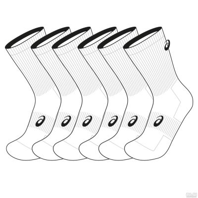 Лот: 12642052. Фото: 1. Носки ASICS 6PKK CREW SOCK 141802... Другое (аксессуары)