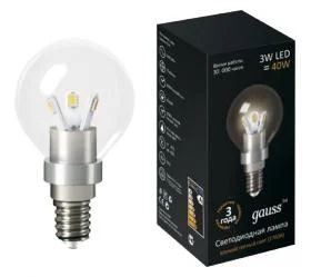 Лот: 6460837. Фото: 1. Лампа Gauss LED Globe Crystal... Другое освещение