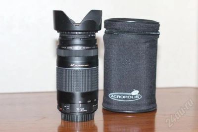 Лот: 750661. Фото: 1. Объектив Canon Zoom Lens 75-300mm... Объективы