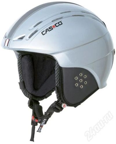 Лот: 689169. Фото: 1. Зимний шлем Casco Powder, серебро... Защита тела