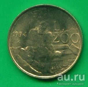 Лот: 8857712. Фото: 1. Сан Марино 200 лир 1994 ФАО (х296... Европа