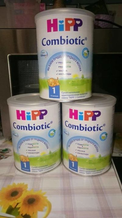 Лот: 10867497. Фото: 1. Детская смесь 3 шт. HiPP Combiotic... Детское питание