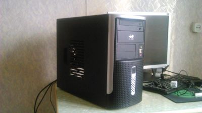 Лот: 11119369. Фото: 1. Системный блок Core2Dou E7500... Компьютеры в сборе