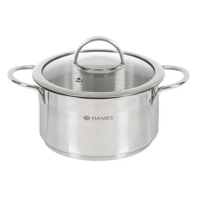 Лот: 25742128. Фото: 1. Кастрюля с крышкой Daniks "Бонн... Кастрюли