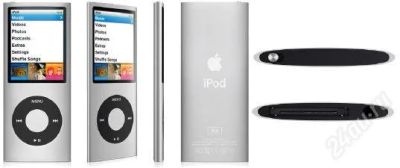 Лот: 893887. Фото: 1. Apple Ipod Nano 4g 4Gb. Плееры