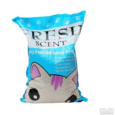 Лот: 10406585. Фото: 1. Наполнитель fresh scent для кошек... Миски, лотки, наполнители