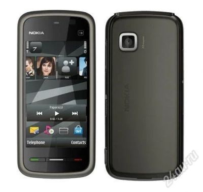 Лот: 2368360. Фото: 1. Nokia 5228 Black. Кнопочные мобильные телефоны