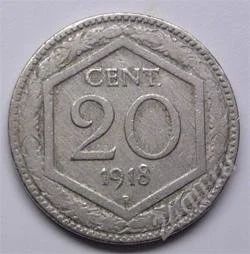 Лот: 149279. Фото: 1. Италия. 10 чентезимо 1918г. Редкость... Европа