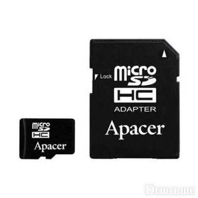 Лот: 5020966. Фото: 1. Карта памяти Micro SDHC Apacer... Карты памяти