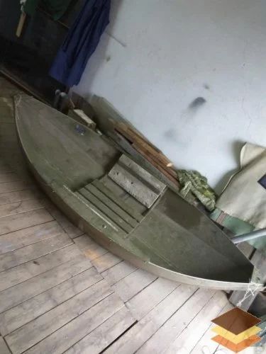 Лот: 12603795. Фото: 1. Лодка одноместная алюминиевая... Красноярск