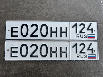 Лот: 19972430. Фото: 1. Продам гос.номер Е 020 НН 124. Госномера