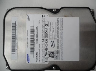 Лот: 3240803. Фото: 1. винт samsung HD080HJ 80gb. Другое (носители информации)