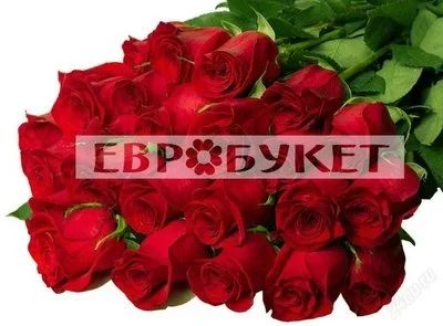 Лот: 2969325. Фото: 1. Букет цветов из 25 красных роз... Другое (цветы, букеты)