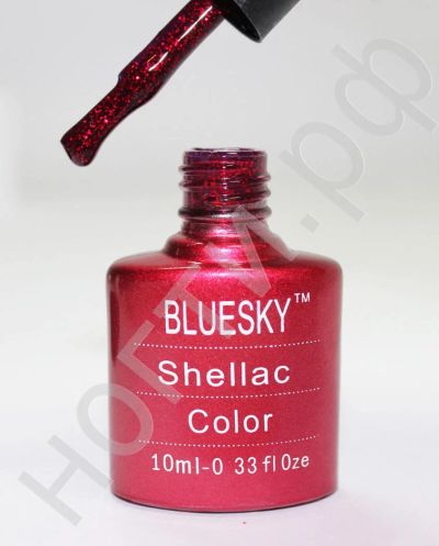 Лот: 5200658. Фото: 1. Гель лак Bluesky shellac, оттенок... Лак для ногтей