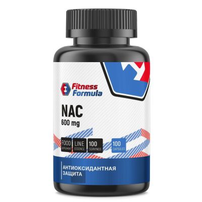 Лот: 18820397. Фото: 1. Fitness Formula NAC (N-Acetyl-L-Cysteine... Спортивное питание, витамины
