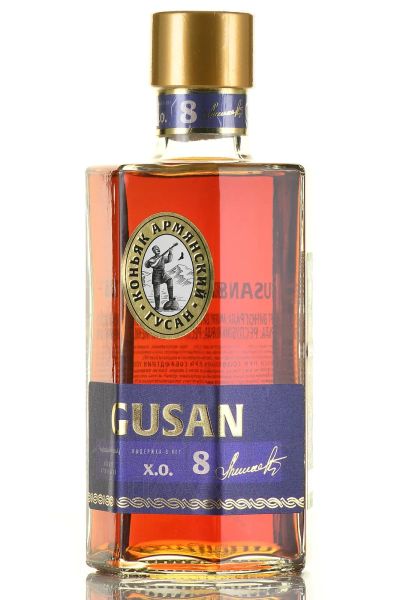 Лот: 23538236. Фото: 1. Бутылка из-под коньяка "Gusan... Бутылки, пробки, этикетки