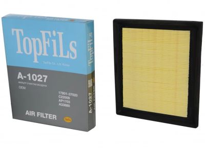 Лот: 20663674. Фото: 1. Фильтр воздушный A-1027 Top Fils... Расходные материалы