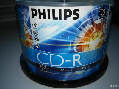 Лот: 9340827. Фото: 1. Диск CD-R "Philips" новый, 46шт... CD, DVD, BluRay