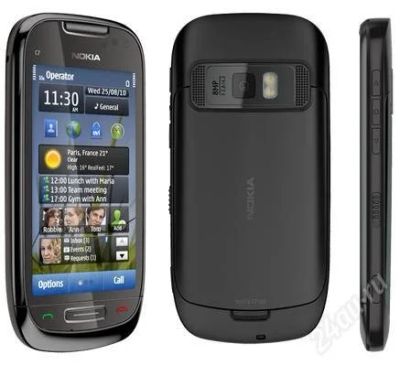 Лот: 2957054. Фото: 1. nokia c7 + флэха на 4гига. Смартфоны