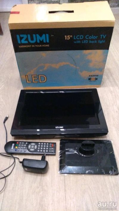 Лот: 17053030. Фото: 1. LED-телевизор 15" Izumi TLE15H311B... Телевизоры