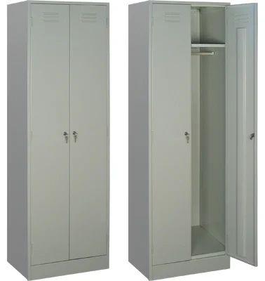 Лот: 4745601. Фото: 1. Шкаф металлический для одежды... Металлическая мебель