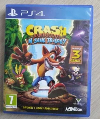 Лот: 14617554. Фото: 1. Crash Bandicoot N'sane Trilogy... Игры для консолей