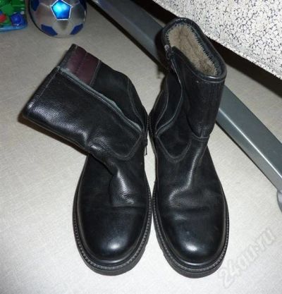 Лот: 502777. Фото: 1. Ботинки зимние натур кожа-мех... Ботинки, полуботинки