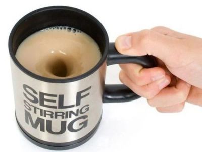 Лот: 7899723. Фото: 1. Кружка-мешалка Self Stirring Mug. Кружки, стаканы, бокалы