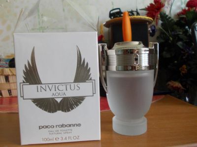 Лот: 7787603. Фото: 1. Invictus Aqua от Paco Rabanne... Мужская парфюмерия