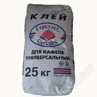 Лот: 415832. Фото: 1. Клей для кафеля Геркулес универсальный... Клеи, герметики, пена монтажная, клейкие ленты