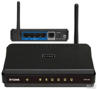 Лот: 10374157. Фото: 1. Wi-Fi роутер D-Link DIR 300. Маршрутизаторы (роутеры)