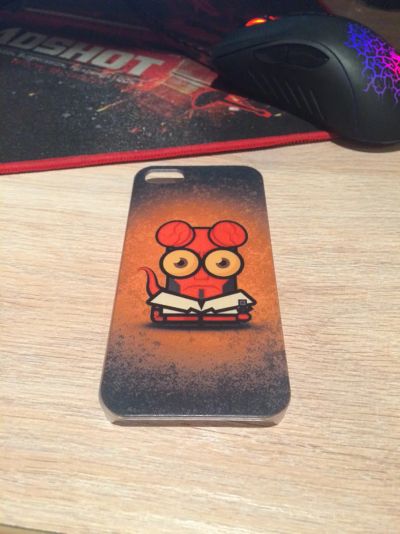 Лот: 7185363. Фото: 1. Чехол Hellboy для iphone 5/5s. Чехлы, бамперы
