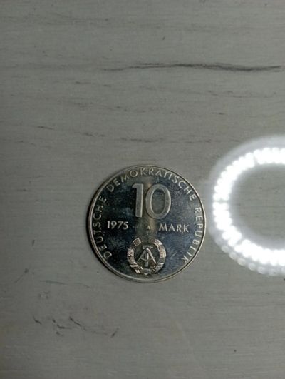 Лот: 19994725. Фото: 1. 10 марок 1975 Германия ГДР 20... Германия и Австрия