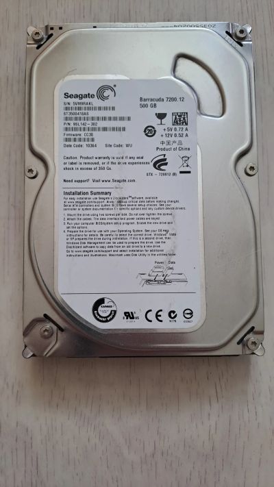 Лот: 25379809. Фото: 1. Жесткий диск с бэдами Seagate... Жёсткие диски (HDD)