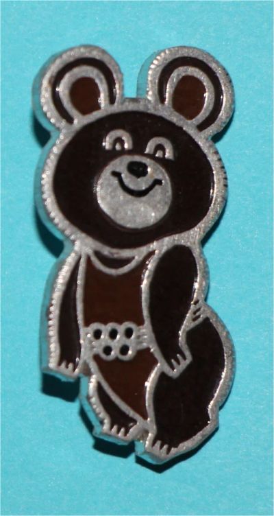 Лот: 7016453. Фото: 1. Знак Олимпийский мишка, медведь... Сувенирные