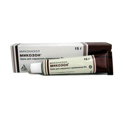 Лот: 24010177. Фото: 1. Микозон (миконазол) крем 2% 15г. Лекарства