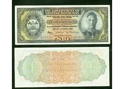 Лот: 18354884. Фото: 1. Гондурас 10 долларов 1951 ПРЕСС... Америка